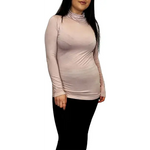 Load image into Gallery viewer, Ladies Polo Roll Neck Long Sleeve Turtle Neck Plain Jumpers