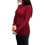 Load image into Gallery viewer, Ladies Polo Roll Neck Long Sleeve Turtle Neck Plain Jumpers