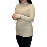 Load image into Gallery viewer, Ladies Polo Roll Neck Long Sleeve Turtle Neck Plain Jumpers