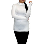 Load image into Gallery viewer, Ladies Polo Roll Neck Long Sleeve Turtle Neck Plain Jumpers