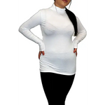 Load image into Gallery viewer, Ladies Polo Roll Neck Long Sleeve Turtle Neck Plain Jumpers