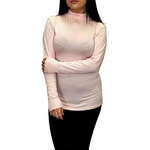 Load image into Gallery viewer, Ladies Polo Roll Neck Long Sleeve Turtle Neck Plain Jumpers