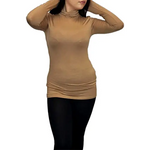 Load image into Gallery viewer, Ladies Polo Roll Neck Long Sleeve Turtle Neck Plain Jumpers
