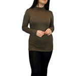 Load image into Gallery viewer, Ladies Polo Roll Neck Long Sleeve Turtle Neck Plain Jumpers