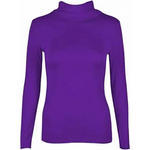 Load image into Gallery viewer, Ladies Polo Roll Neck Long Sleeve Turtle Neck Plain Jumpers