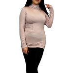 Load image into Gallery viewer, Ladies Polo Roll Neck Long Sleeve Turtle Neck Plain Jumpers