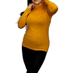 Load image into Gallery viewer, Ladies Polo Roll Neck Long Sleeve Turtle Neck Plain Jumpers