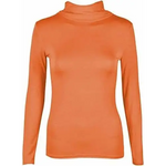 Load image into Gallery viewer, Ladies Polo Roll Neck Long Sleeve Turtle Neck Plain Jumpers