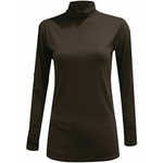 Load image into Gallery viewer, Ladies Polo Roll Neck Long Sleeve Turtle Neck Plain Jumpers