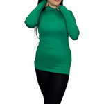 Load image into Gallery viewer, Ladies Polo Roll Neck Long Sleeve Turtle Neck Plain Jumpers