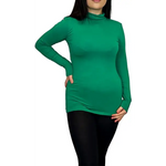 Load image into Gallery viewer, Ladies Polo Roll Neck Long Sleeve Turtle Neck Plain Jumpers