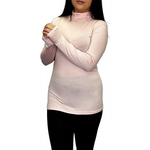 Load image into Gallery viewer, Ladies Polo Roll Neck Long Sleeve Turtle Neck Plain Jumpers