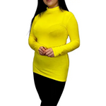 Load image into Gallery viewer, Ladies Polo Roll Neck Long Sleeve Turtle Neck Plain Jumpers