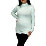 Load image into Gallery viewer, Ladies Polo Roll Neck Long Sleeve Turtle Neck Plain Jumpers