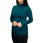 Load image into Gallery viewer, Ladies Polo Roll Neck Long Sleeve Turtle Neck Plain Jumpers
