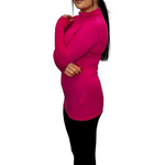 Load image into Gallery viewer, Ladies Polo Roll Neck Long Sleeve Turtle Neck Plain Jumpers