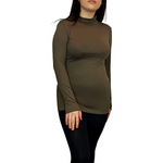 Load image into Gallery viewer, Ladies Polo Roll Neck Long Sleeve Turtle Neck Plain Jumpers