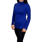 Load image into Gallery viewer, Ladies Polo Roll Neck Long Sleeve Turtle Neck Plain Jumpers