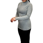 Load image into Gallery viewer, Ladies Polo Roll Neck Long Sleeve Turtle Neck Plain Jumpers