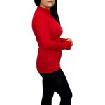 Load image into Gallery viewer, Ladies Polo Roll Neck Long Sleeve Turtle Neck Plain Jumpers