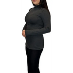 Load image into Gallery viewer, Ladies Polo Roll Neck Long Sleeve Turtle Neck Plain Jumpers