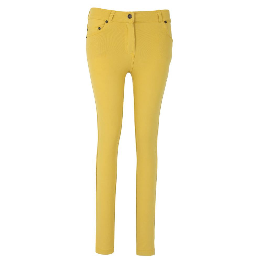 LUXE DIVA Ladies Women & Girls Stretch Denim Look Skinny Jeggings Leggings with Zip and Pockets UK Size 10-22