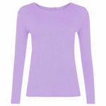 Load image into Gallery viewer, LUXE DIVA New Ladies Long Sleeve Round Neck T-Shirt Top Size 8-26