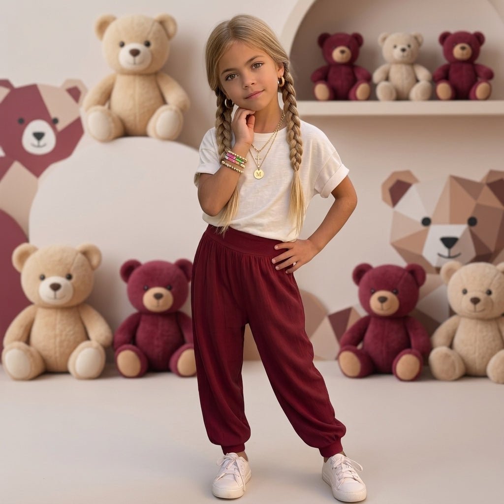 LUXE DIVA Girls Kid Alibaba Harem Baggy Leggings - LUXE DIVALUXE DIVA Girls Kid Alibaba Harem Baggy LeggingsLUXE DIVA Girls Kid Alibaba Harem Baggy LeggingsLUXE DIVALUXE DIVAAlibabaTrouWine7-8LUXE DIVA Girls Kid Alibaba Harem Baggy Leggings7-8 Yearswine