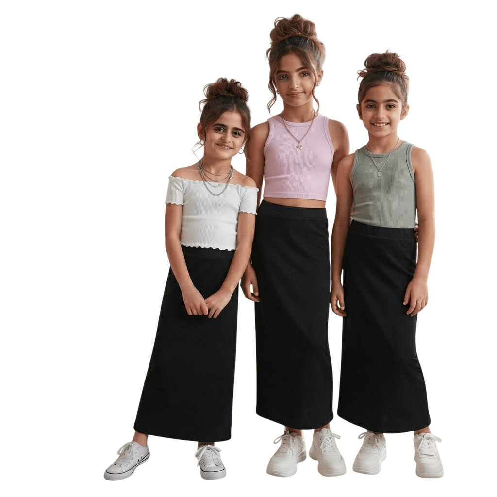 LUXE DIVA Pack of 2 Girls School Maxi Skirt - LUXE DIVALUXE DIVA Pack of 2 Girls School Maxi SkirtLUXE DIVA Pack of 2 Girls School Maxi SkirtLUXE DIVALUXE DIVAPx3POntyMaxiSkirtBlk7-8LUXE DIVA Pack of 2 Girls School Maxi Skirt7-8 yearsPack of 3 Black