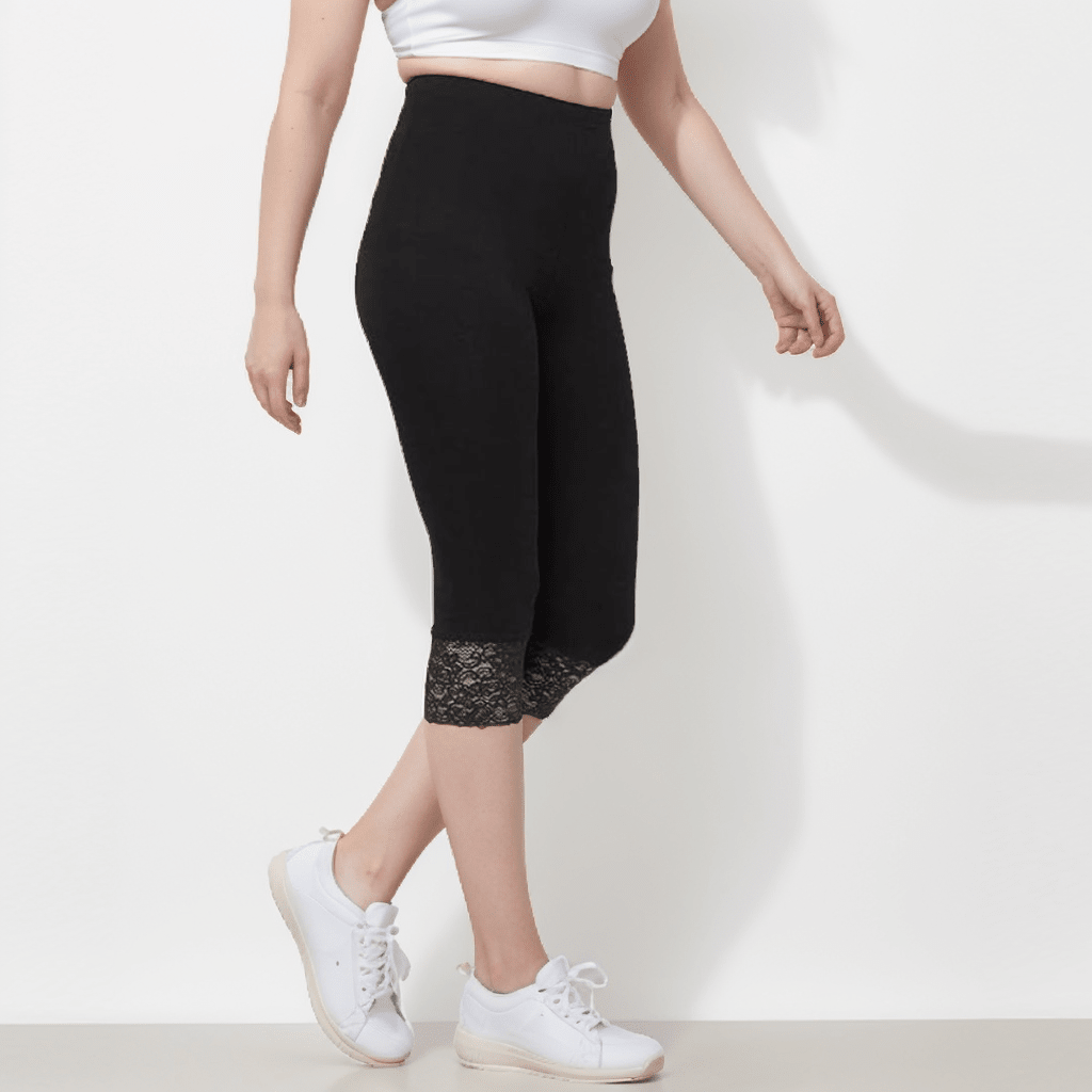 LUXE DIVA Women's Plus Size Lace Trim Capri Leggings Stretch Crop Leggings Summer Tights PantsS - 3XL - LUXE DIVALUXE DIVA Women's Plus Size Lace Trim Capri Leggings Stretch Crop Leggings Summer Tights PantsS - 3XLCapri pantLUXE DIVALUXE DIVA3/4LaceTrimLeggBlackSMLUXE DIVA Women's Plus Size Lace Trim Capri Leggings Stretch Crop Leggings Summer Tights PantsS - 3XL8 - 10Black