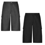 Load image into Gallery viewer, LUXE DIVA Boys Adjustable Cargo Half Elasticated School Shorts