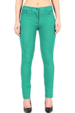 Load image into Gallery viewer, LUXE DIVA Women’s High-Waisted Skinny Jeggings – Stretchable Plain Black Denim Leggings with Pockets, Slim Fit Jeans Pants for Ladies & Girls, Size 8-22