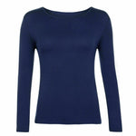 Load image into Gallery viewer, LUXE DIVA New Ladies Long Sleeve Round Neck T-Shirt Top Size 8-26