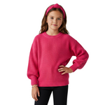 Load image into Gallery viewer, LUXE DIVA Kids Unisex Chunky Fisherman Knit Jumper – Girls Boys Long Sleeve Warm Winter Pullover Sweater – Soft Thick Cable Knit Knitwear