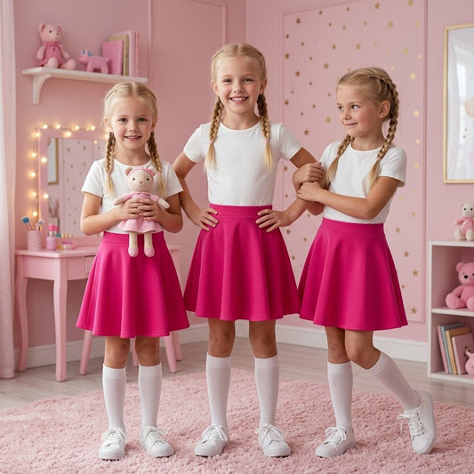 pack of 3 Girls Skater Skirt - LUXE DIVApack of 3 Girls Skater Skirtpack of 3 Girls Skater SkirtLUXE DIVALUXE DIVApx3KidSkaterSkirtCerise5-6pack of 3 Girls Skater Skirt5-6 YearsPack of 3 Cerise