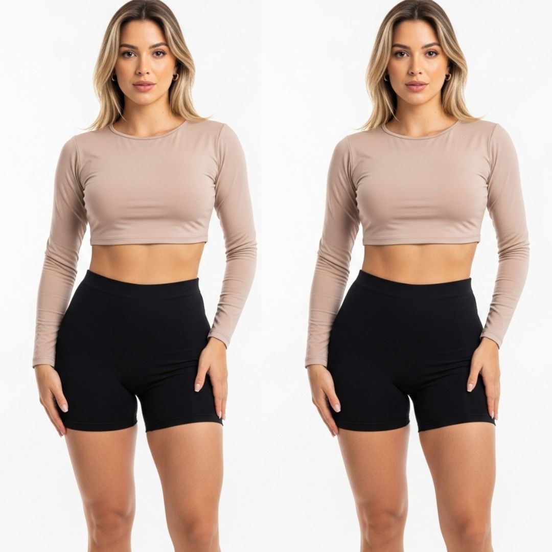 LUXE DIVA Women's Stretchy Mini Shorts – Chic Hot Pants for Club