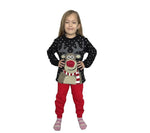 Load image into Gallery viewer, LUXE DIVA Women's Knitted Rudolph on wall Xmas Snowflake Ladies kids Reindeer Pom Jumpers