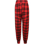 Load image into Gallery viewer, LUXE DIVA Women’s Harem Pants Trousers | Printed Full Length Ali Baba Baggy Trousers with Side Slits & Ankle Cuffs | Casual Stretch Yoga Sweatpants | Sizes 8-26