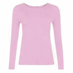 Load image into Gallery viewer, LUXE DIVA New Ladies Long Sleeve Round Neck T-Shirt Top Size 8-26