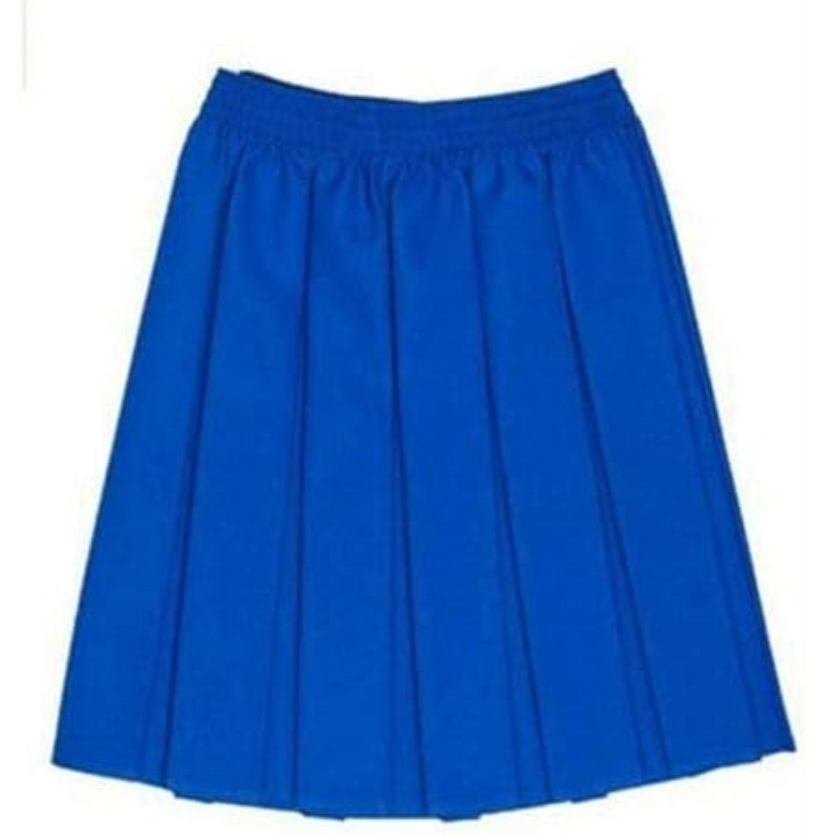 LUXE DIVA Girls Summer Formal Dress Bottom Full Elastic Box Pleat Skirt School Uniform Girl Back to School Box Pleated Round Waist Skirt