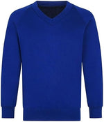 Load image into Gallery viewer, LUXE DIVA Girls Jumper Pullover V Neck School Uniform Kids Long Sleeve Sweater