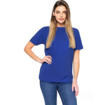 Load image into Gallery viewer, LUXE DIVA Women’s Short Sleeve Soft Smooth Cable Knitted Jumper Ladies Round Neck Oversized Pull Over Knit Warm Sweaters Top Plus Size 8-24