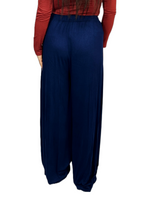 Load image into Gallery viewer, Womens Ladies Plus Size Plain Palazzo Wide Leg Flared Trousers Pants UK 8 TO 26