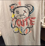 Load image into Gallery viewer, Womens T Shirt Ladies Oversized Baggy Fit Short Sleeve Slogan T-shirt Tee Tops