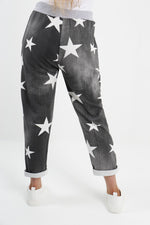Load image into Gallery viewer, Women Joggers Italian Floral Print Trousers Casual Jogging Bottoms Ladies Pants