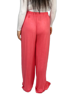 Load image into Gallery viewer, Womens Ladies Plus Size Plain Palazzo Wide Leg Flared Trousers Pants UK 8 TO 26