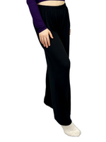 Load image into Gallery viewer, Womens Ladies Plus Size Plain Palazzo Wide Leg Flared Trousers Pants UK 8 TO 26