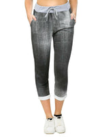 Load image into Gallery viewer, Women Joggers Italian Floral Print Trousers Casual Jogging Bottoms Ladies Pants