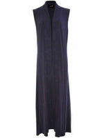 Load image into Gallery viewer, Ladies Sleeveless Long Maxi Cardigan Open Women Boyfriend Maxi Cardigan Wastcoat