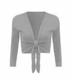 Load image into Gallery viewer, Women Tie Up Crop Shrug Wrap Bolero Ladies Cardigan Top Size